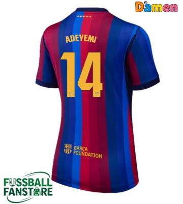 Barcelona Karim Adeyemi #14 Replik Heimtrikot Damen 2026-27 Kurzarm